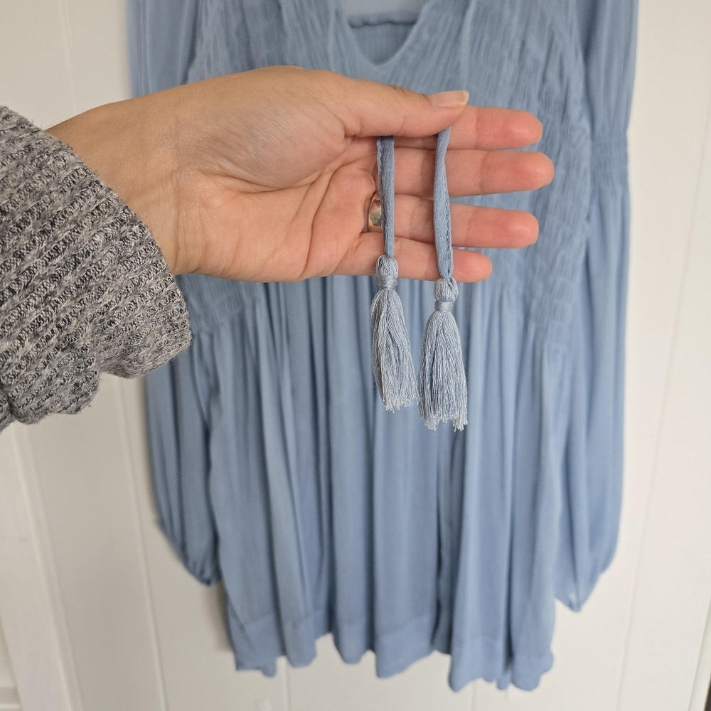 Free People Lini Smocked Dress Size XS - Picture 6 of 15